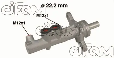 CIFAM 202-535 Ana Merkez Audı A3 8p1 1.4-1.6-2.0 03-12 22.2mm 1K1614019B 1K1619019B