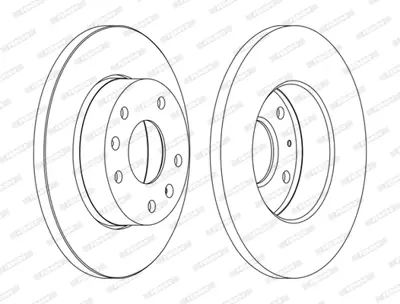 FERODO DDF1100C Fren Dıskı On Land Rover Freelander I 1.8 SDB100830