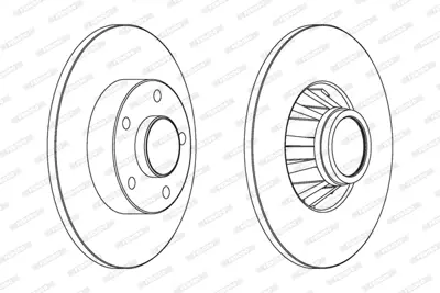 FERODO DDF1498 Arka Fren Aynası Trafıc Vıvaro 1,9dcı 01> 4320600QAE 8200228610 93850649