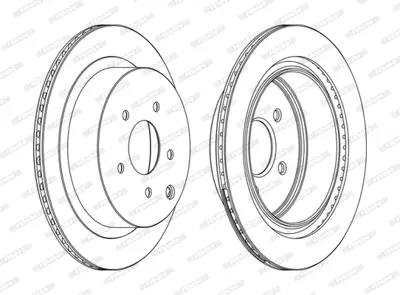 FERODO DDF1506C Fren Aynası 43206WL000