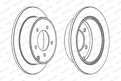 FERODO DDF1762C Arka Fren Dıskı Jeep Compass Patrıot 5105515AA