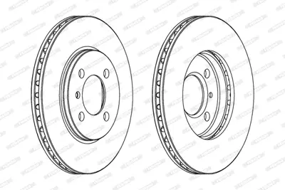 FERODO DDF182C Fren Dıskı On Bmw E30  34116752352