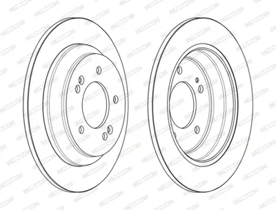 FERODO DDF2608C Fren Aynası Arka Carens Iv (13>) 58411A4000