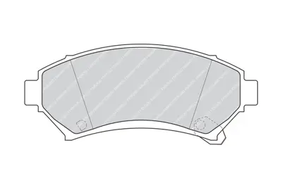 FERODO FDB1265 Arka Fren Balatası Vectra B 95 99 2,5ı 2,5ı 19152666 19242606