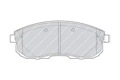 FERODO FDB1559 Fren Balatası 5581080J00 DA06M2Y991