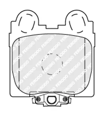 FERODO FDB1610 Arka Fren Balatası Lexus Gs300 Gs430 Is200 Is300 446630190