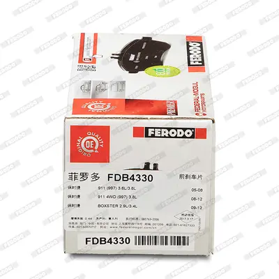 FERODO FDB4330 On Fren Balatası Porsche 911 Cayman Carrera Boxster 3.4 3.6 3.8 04>02 99735193906