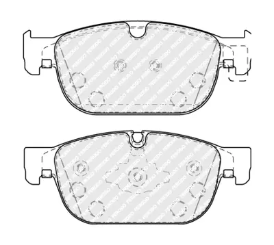 FERODO FDB5117 Fren Balatası On Volvo Xc90 Ym  Gdb2153 31445976 31499905 31476722 31665288 31499906