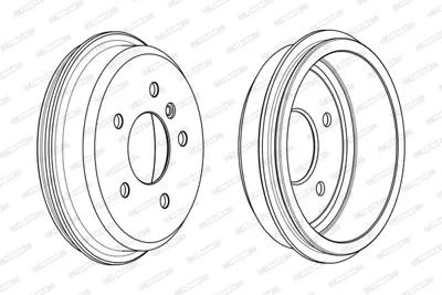 FERODO FDR329240 Fren Kampanası A-Class W168 97>04 A1684230401