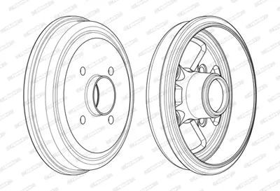 FERODO FDR329802 Fren Kampanası Aveo 03>11> T200-T250 96473234