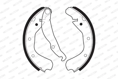 FERODO FSB198 Arka Fren Balatası Pabuc (Tk) Kadett D / E / Ascona C / Vectra A 84 91158365