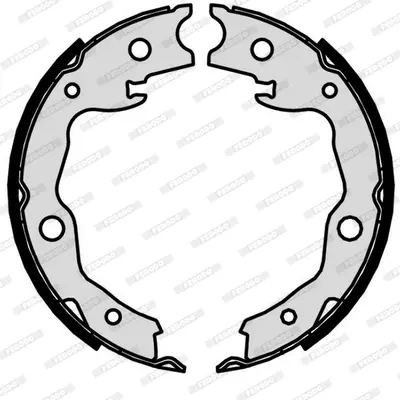 FERODO FSB4189 Arka Fren Balatası Pabuc Qashqaı 07>11 X Traıl 07>13 Juke 10>14 Koleos 13> Lexus 09> Toyota Rav 44060CY025 44060JE27A 4654042010