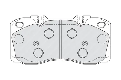 FERODO FVR4038 On Fren Dısk Balata Otokar Magırus Daıly Iıı Iv V Vı 99> Eurocargo 97> Mıdlıner 504232819