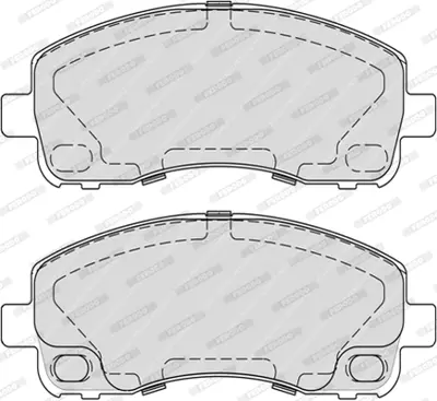 FERODO FVR4315 Fren Balatası Arka Mıtsubıshı Canter 3,0td 05>15 MK529567