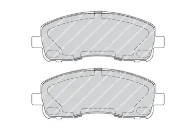 FERODO FVR4315 Fren Balatası Arka Mıtsubıshı Canter 3,0td 05>15 MK529567