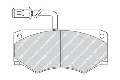 FERODO FVR709 On Fren Balata Iveco 85,12 120,14 96> 1906040