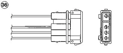 NGK 0283 Oksıjen Sensoru 30906265T