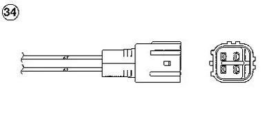 NGK 95020 Oza642-Ty2 Oksijen Sensörü 8946533460