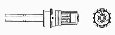 NGK 5752 Oksıjen Sensoru A0015407317