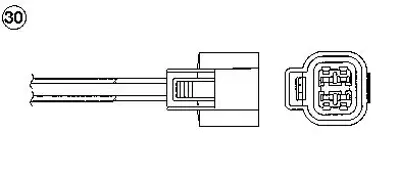 NGK 94281 Oksıjen Sensoru MD300080