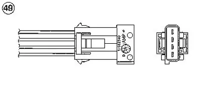 NGK 94351 Oksıjen Sensoru 8670167