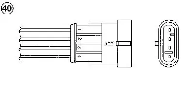 NGK 97655 Oksıjen Sensoru 46447841