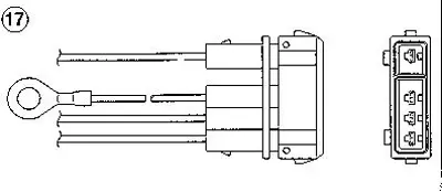 NGK 95373 1850 Oza445-E4 Oksijen Sensörü 30906265J