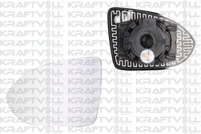 KRAFTVOLL 09080189 Dıs Dıkız Ayna Camı Sol Elektrıklı Isıtmalı Asferıklı Passat 14 > 