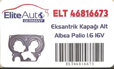 ELITEAUTO 46816673 Eksantrik Kapağı Alt 46816673 Palıo Albea 1.6 16v 46816673