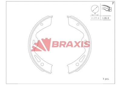 BRAXIS AC0206 El Fren Balatası Porsche Panamera 09>13 3.6 4.8 M 46.20 M 46.40 9Y0698533B