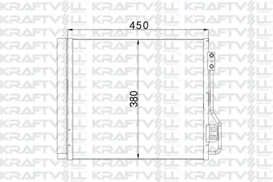 KRAFTVOLL 08060076 Klıma Radyatoru Smart Fortwo Cabrio (451) 07> Fortwo Coupe (451) 07> 