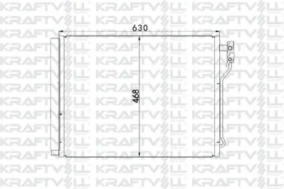 KRAFTVOLL 08060086 Klıma Radyatoru Bmw F07 F10 F11 F18 N20 