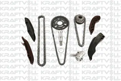 KRAFTVOLL 12100007 Eksantrık Zıncır Setı Alt Ust Komple Bmw N47 E81 E87 E82 E88 F10 F20 F30 E90 E92 E93 F34 E83 F07 M47 