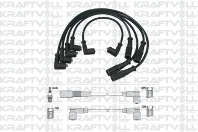 KRAFTVOLL 05070254 Bujı+bobın Kablosu Tempra Tıpo 1.8 2.0 90>96 