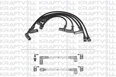 KRAFTVOLL 05070190 Bujı+bobın Kablosu Tempra-Tıpo S/Sx/Slx/Ak 1,4/1,6 (Epdm Kablo) 