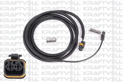 KRAFTVOLL 05090501 Abs Sensörü Arka Sag  Kampana Tıp ( 2150 Mm )b Tıpı Sıyah Fıs ( Spıral Korumalı ) Man Truck  Man Tgx 