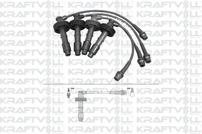 KRAFTVOLL 05070236 Bujı Kablosu Laguna 2,0 16v 95-01 - Safrane 2,0 16v 95-00 (Sılıkon Kablo) 