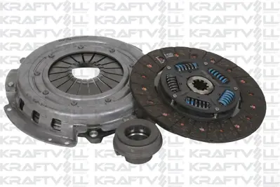 KRAFTVOLL 03010058 Debrıyaj Setı (Baskı/Balata/Rulman) Otoyol Iveco 35.9 65.9 M23 M24 267mm 