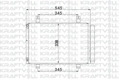 KRAFTVOLL 08060212 Klıma Radyatoru Suzukı Swıft Iıı 04>11 