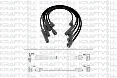 KRAFTVOLL 05070200 Bujı Kablosu Taunus 1,6 8mm (Sılıkon Kablo) 