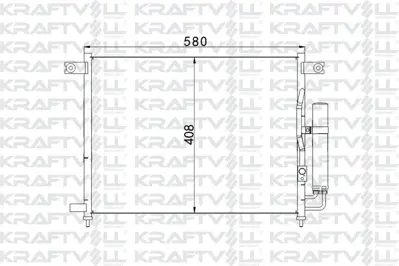 KRAFTVOLL 08060137 Klıma Radyatoru Aveo Kalos T200 T250 (560×457.5×18) 