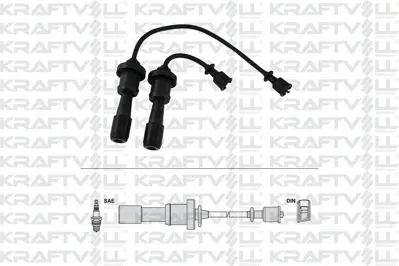 KRAFTVOLL 05070334 Bujı Kablosu Hyundaı Sonato Iv 2.0 2.4 16v 98-04 Santa Fe 2.0 2.4 16v 01-06 Starex 2.4 16v 01-04 Tra 