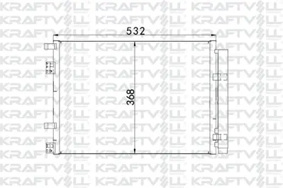 KRAFTVOLL 08060061 Klıma Radyatoru Accent Blue 1.6 Crdı 2011-> 