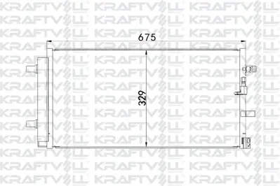 KRAFTVOLL 08060215 Klıma Radyatoru A6 A7 15>18 