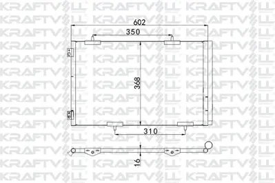 KRAFTVOLL 08060097 Klıma Radyatoru 301 C-Elysee 1.2 Vtı 1.6vtı 1.6hdı Euro5 