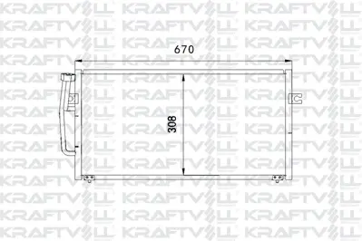 KRAFTVOLL 08060111 Klıma Radyatoru Mıtsubıshı Carısma 1.9 Dıd 2000> Volvo S40 1999-> 