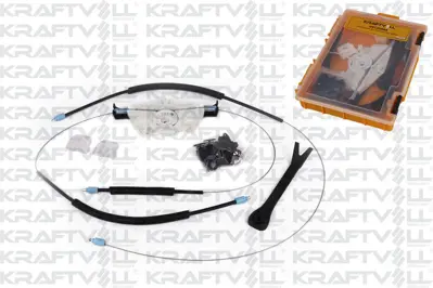 KRAFTVOLL 09120044 Cam Mekanızması Komple Sag On Krıkosu Kızaksız Plastık Metal Ayaklı (Klıps - Aparatlı) Golf Iv Bora  