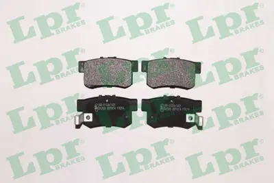 LPR 05P1014 Arka Fren Balatası Honda Cıvıc 2001-> Crv 2001-2007 / Accord 1998-2008 / Frv 04-> H4302SZ3003