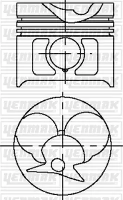 YENMAK 31-03606-000 Motor Piston Segman Std 190d 2.5 250td-250d Turbo 300d-300td-300td Turbo E300td-300sd A6030301317