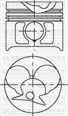 YENMAK 31-03608-000 Motor Piston Segman Std 190d 2.5 250td-250d Turbo 300d-300td-300td Turbo E300td-300sd 